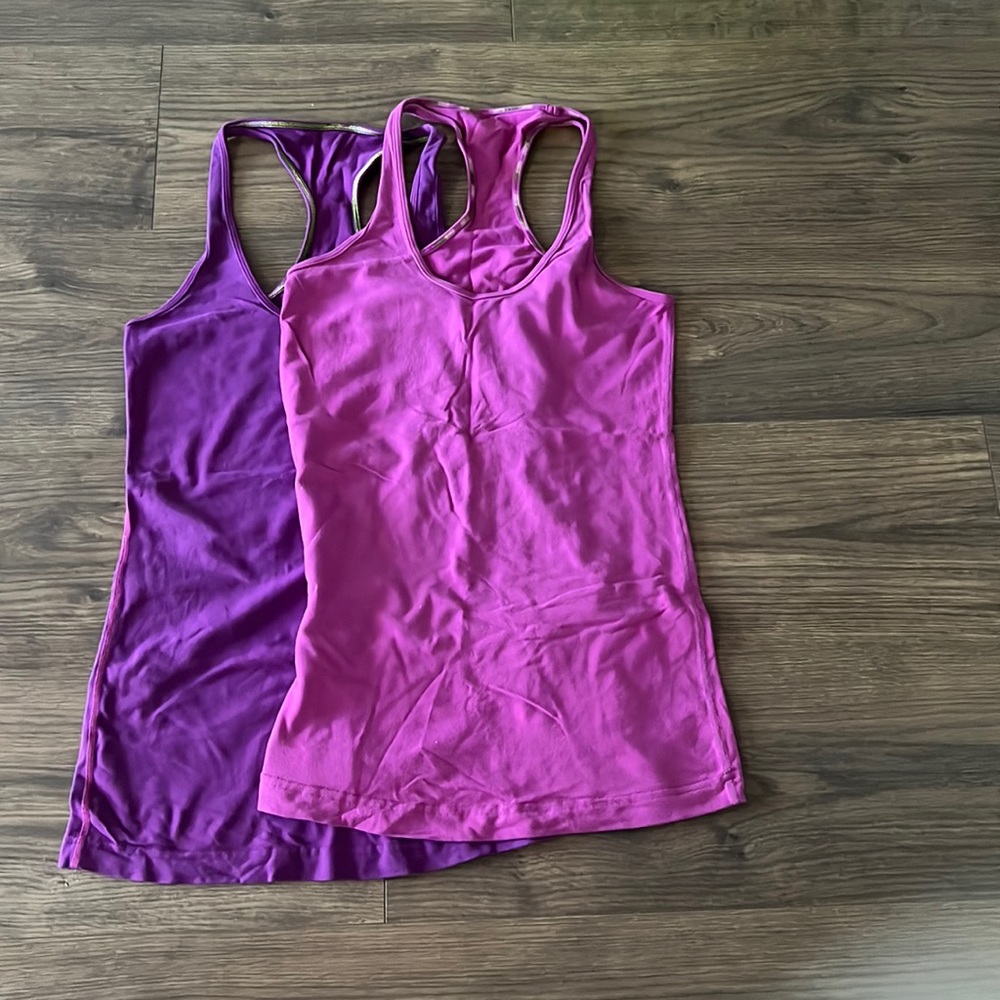 Lululemon cool racerback bundle of 2 purple